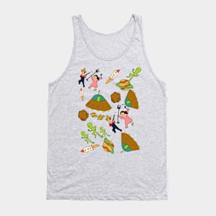 OH DAMN alien art COLORED Tank Top